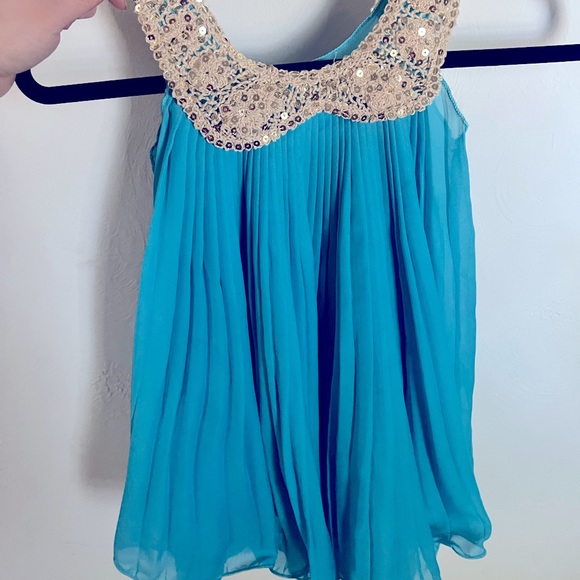 Girls (4/5) pleated Party Dress NWOT. New without tags has never been worm. - Picture 1 of 4